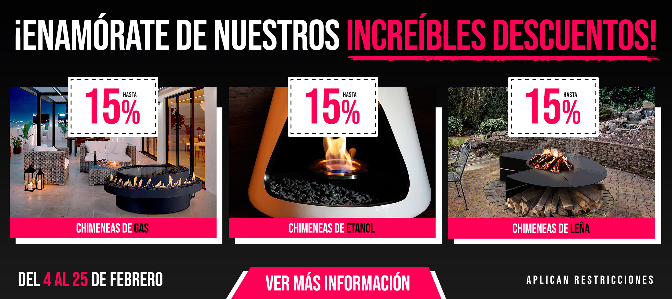 Chimeneas | Chimeneas de Gas | Chimeneas de Etanol | Chimeneas Esqueda